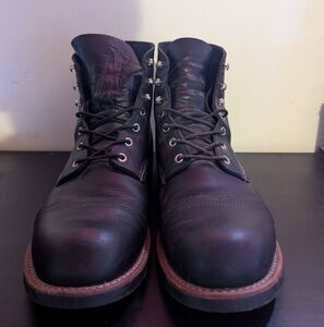 Black Leather Men's Boots